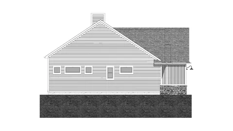 The Verona house plan, exterior view 4